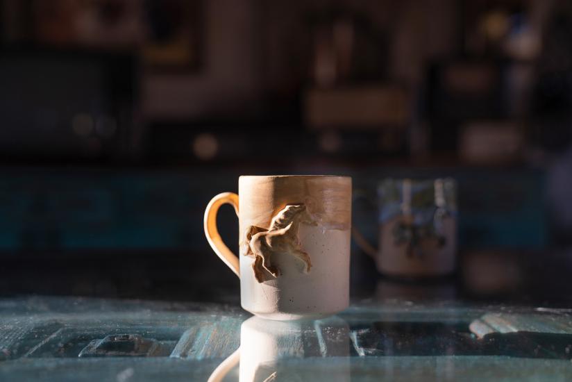 Horse Design Ceramic Coffee Mug