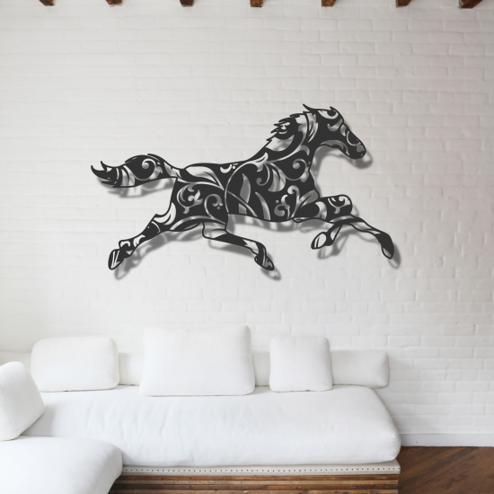 Horse Metal Wall Art Decor